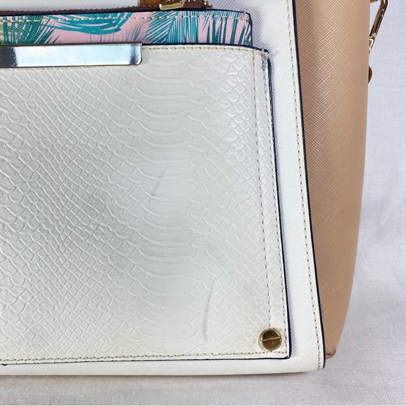 Call It Spring Large Purse Nude Beige Feminine Crossbody Shoulder Bag Lux Tote - Picture 11 of 11